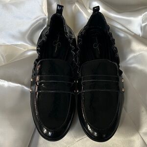 Jessica Simpson Black Patent Loafers